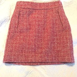 Banana republic twill pink skirt